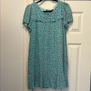 1.4.3. Story by Line Up Floral Blue Dress